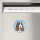 Engelstalige spaniel-schilderkunst magneet (Insitu (Vaatwasser))