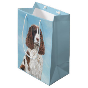 Engelstalige spaniel-schilderkunst medium cadeauzakje