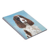Engelstalige spaniel-schilderkunst notitieboek (Rechterzijde)