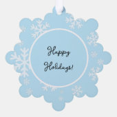 Engelstalige spaniel-schilderkunst ornament kaart (Achterkant)