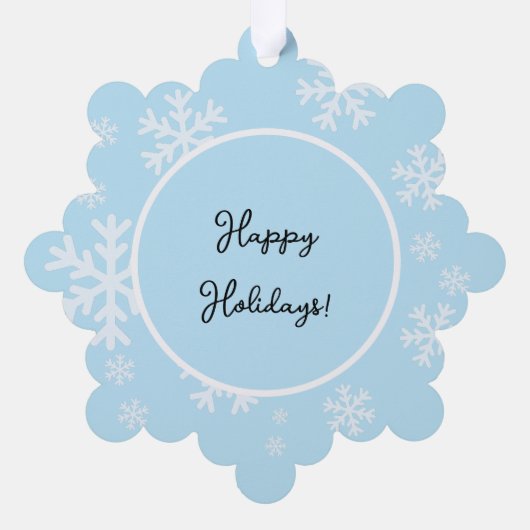 Engelstalige spaniel-schilderkunst ornament kaart (Achterkant)