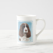 Engelstalige spaniel-schilderkunst porselein kop (Rechts)