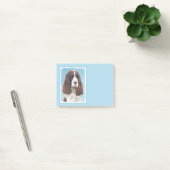 Engelstalige spaniel-schilderkunst post-it® notes (Kantoor)