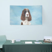 Engelstalige spaniel-schilderkunst spandoek (Beurs)