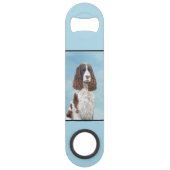 Engelstalige spaniel-schilderkunst speed flessenopener (Voorkant)