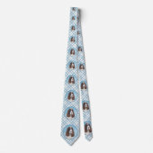 Engelstalige spaniel-schilderkunst stropdas (Voorkant)