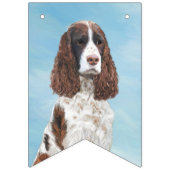 Engelstalige spaniel-schilderkunst vlaggetjes (Tweede vlag)