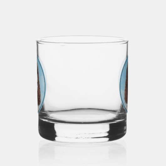 Engelstalige spaniel-schilderkunst whisky glas (Rechts)