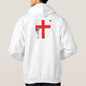 Engelstalige vlag Engelse cricket Hoodie (Achterkant)