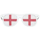 Engelstalige vlag Engelse patriotticus Retro Zonnebril (Voorkant)