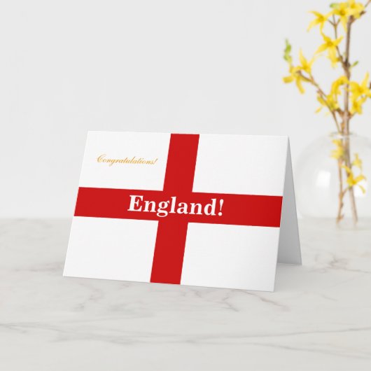 Engelstalige vlag - Groot-Brittannië! Groot land!  Kaart (Gele Bloem)