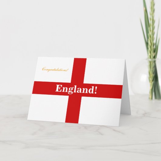 Engelstalige vlag - Groot-Brittannië! Groot land!  Kaart (Voorkant)