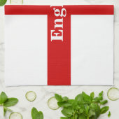 Engelstalige vlag - Groot-Brittannië! Groot land! Theedoek (Gevouwen)