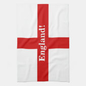 Engelstalige vlag - Groot-Brittannië! Groot land! Theedoek (Verticaal)