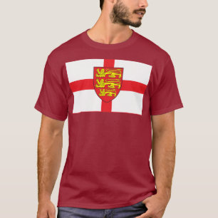 Engelstalige vlag met wapenschild T-shirt