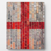 Engelstalige vlag op een muur fotoplaat (Voorkant)