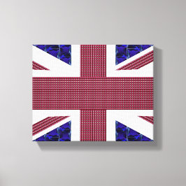 Engelstalige vlag, vlag van Groot-Brittannië Canvas Afdruk