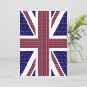 Engelstalige vlag, vlag van Groot-Brittannië Kaart (Staand voorkant)