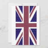 Engelstalige vlag, vlag van Groot-Brittannië Kaart (Achterkant)