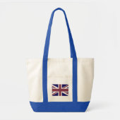 Engelstalige vlag, vlag van Groot-Brittannië Tote Bag (Voorkant)
