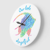 Engelstalige wandklok (Hoek)