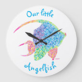 Engelstalige wandklok (Voorkant)