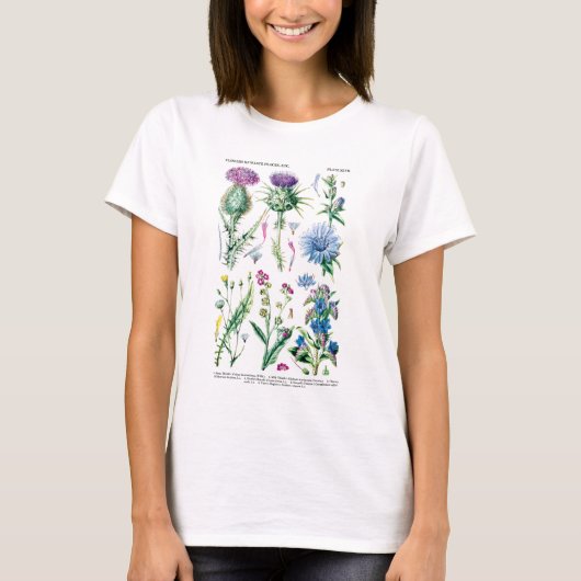 Engelstalige Wildflower #11 aanpasbare Gift voor h T-shirt (Voorkant)