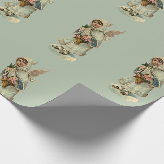  engeltjes cadeaupapier (Hoek)