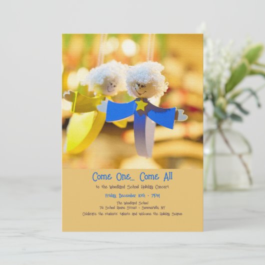 Engelversiering Kaart (Staand voorkant)