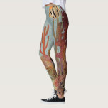 Engelvis in Koraal, Vintage Tropische Vissen in Oc Leggings<br><div class="desc">Geniet van beweging in deze rekbare, comfortabele leggings! Of hang gewoon relaxed rond in stijl na een lange dag. Mooie, dagelijkse stretchbroek.</div>