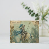 Engelvis Ridder Briefkaart (Staand voorkant)