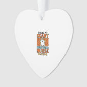 Engelzorgster kostuum Halloween ontwerp_1 Ornament (voorkant)
