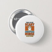 Engelzorgster kostuum Halloween ontwerp_1 Ronde Button 5,7 Cm (Voorkant /achterkant)