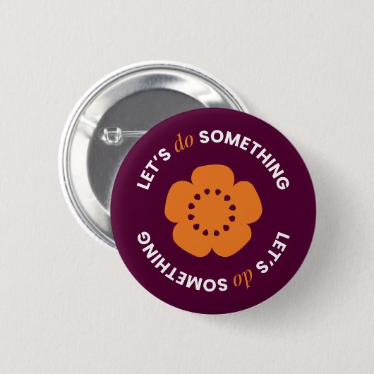 EngenderHealth: Laten we iets doen - Knop Ronde Button 5,7 Cm (Voorkant /achterkant)