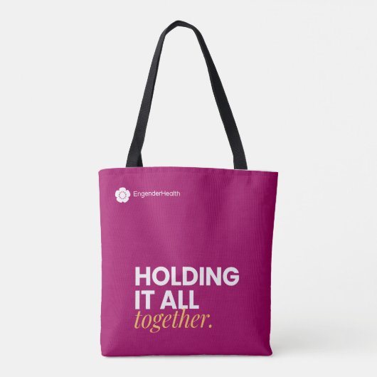 EngenderHealth: Let's Do Something - Tote Bag Red (Achterkant)