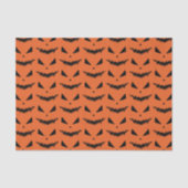 Engenge Halloween Jack OLantern zwart gezicht oran Tissuepapier (Voorkant)