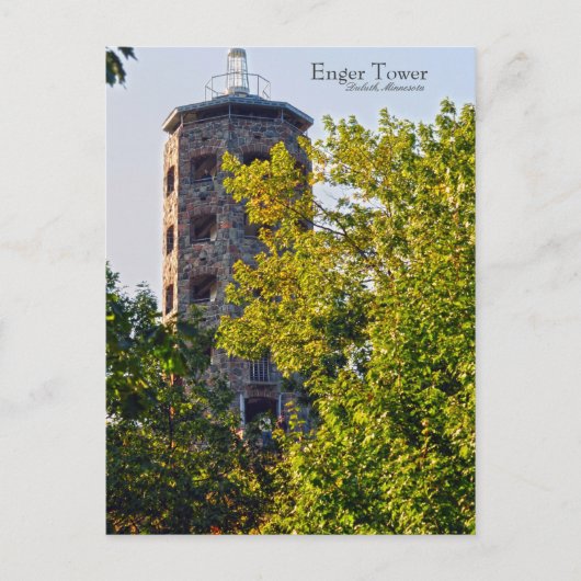 Enger Tower, Duluth Minnesota Briefkaart (Voorkant)
