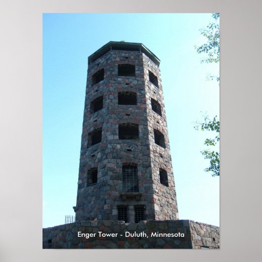 Enger Tower - Duluth, Minnesota Poster (Voorkant)