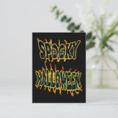 engere Halloween Briefkaart (Staand voorkant)