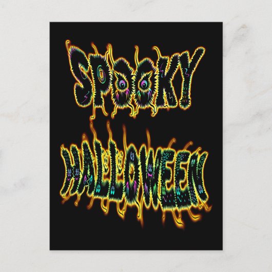 engere Halloween Briefkaart (Voorkant)