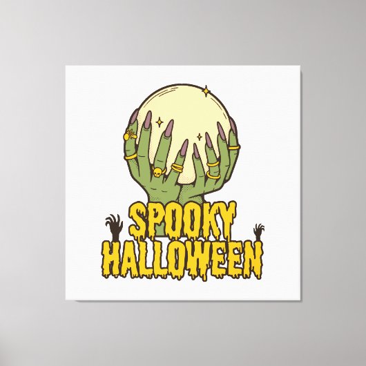 engere halloween canvas afdruk (Voorkant)