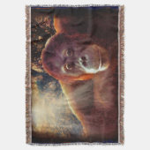 Engevaarlijk orangutaan en regenwoud Primaat Art 2 Deken (Voorkant Verticaal)