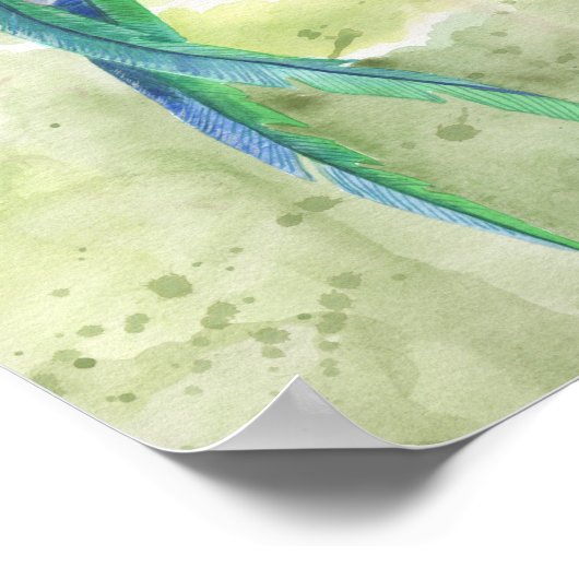 Engevaarlijk Quetzal Poster (Hoek)