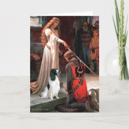 Engilsh Springer 7 - De colade Kaart (Voorkant)