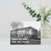 engine1002, engine nr. 1002New York Central Briefkaart (Staand voorkant)