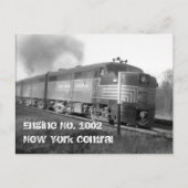 engine1002, engine nr. 1002New York Central Briefkaart (Voorkant)