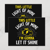 Engine Control Light - Car Guy Auto Mechanic Kaart (Voorkant / Achterkant)