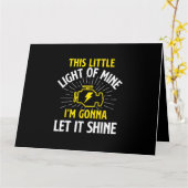 Engine Control Light - Car Guy Auto Mechanic Kaart (Gele Bloem)