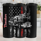 Engine Over Thin Red Flag Thermosbeker