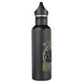 Engine Railroad Lover Train Zo rol ik Waterfles (Links)